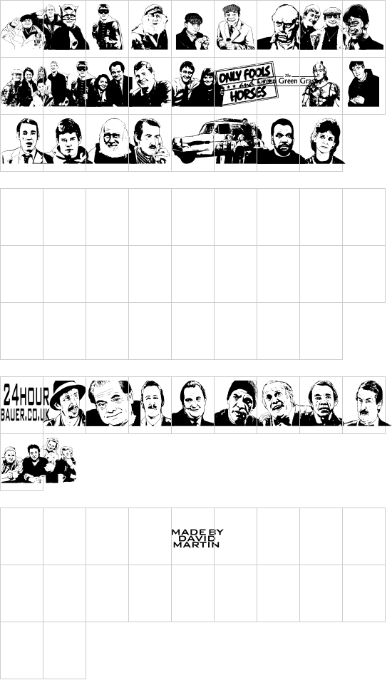 character map