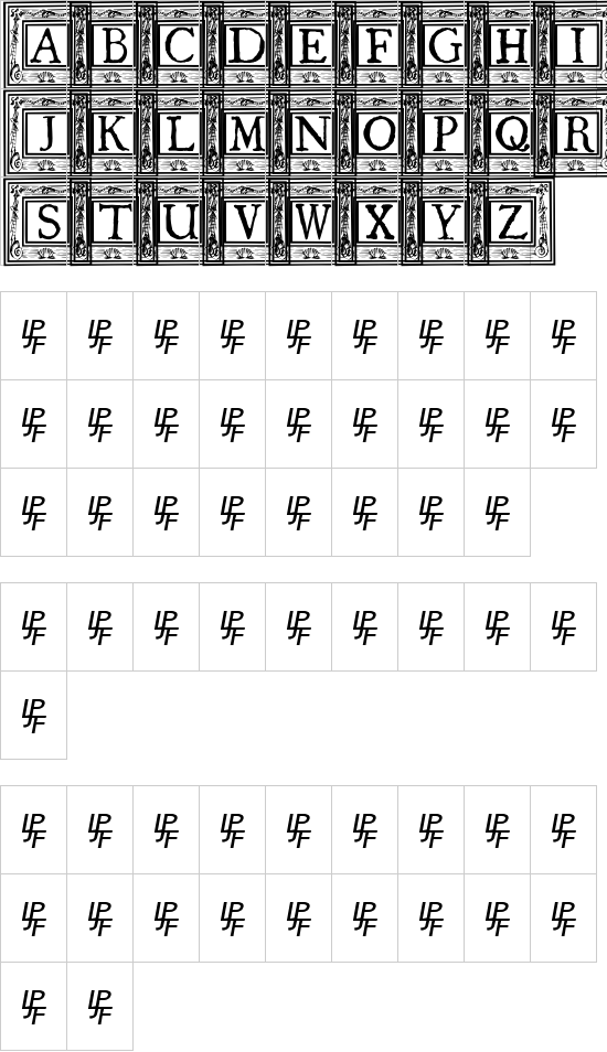 character map