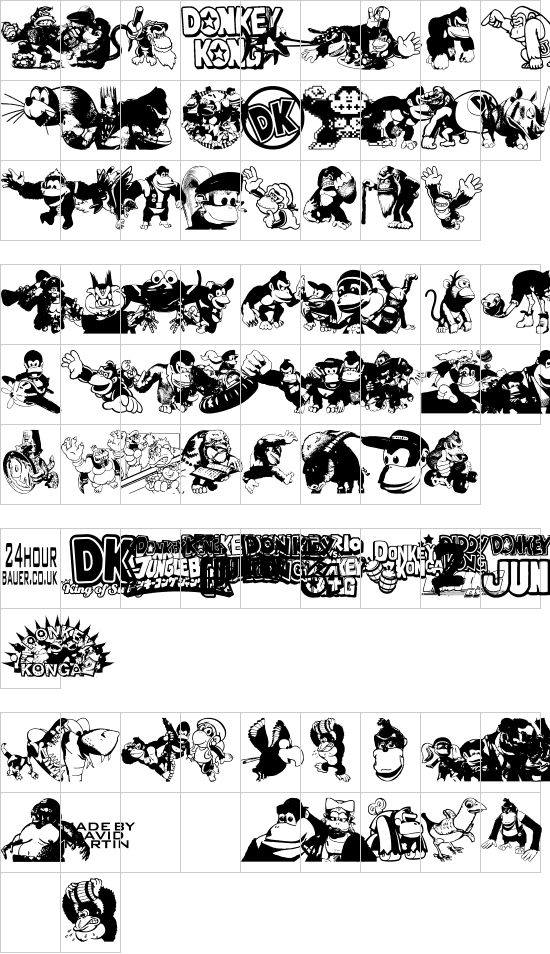 character map