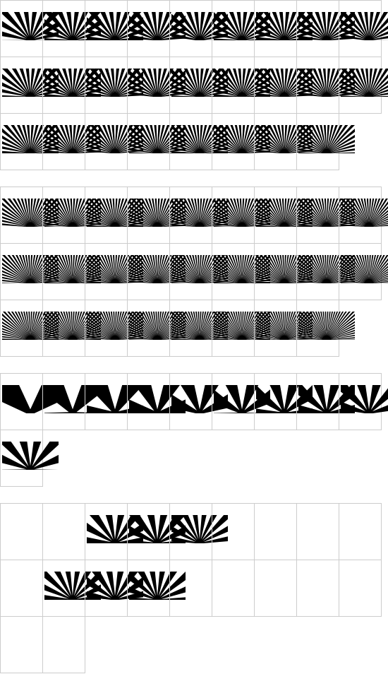 character map