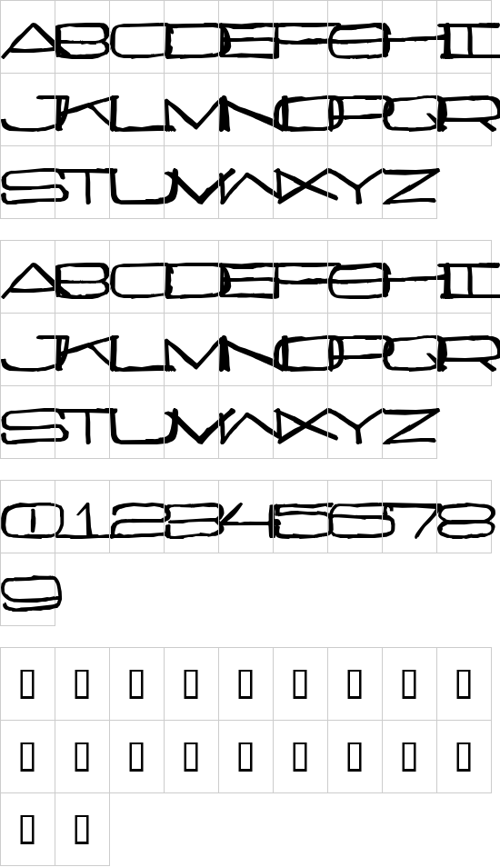 character map