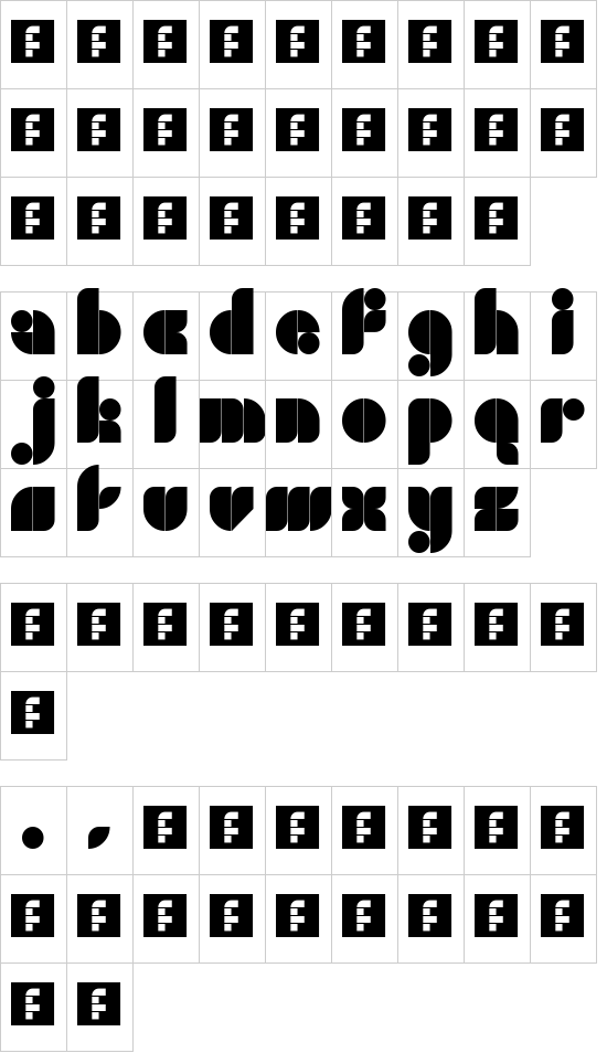 character map