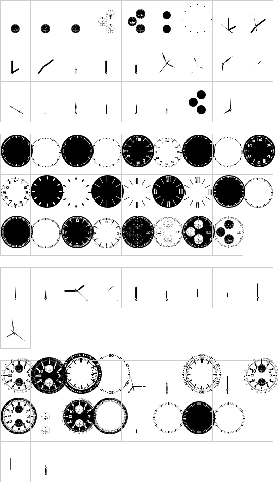 character map