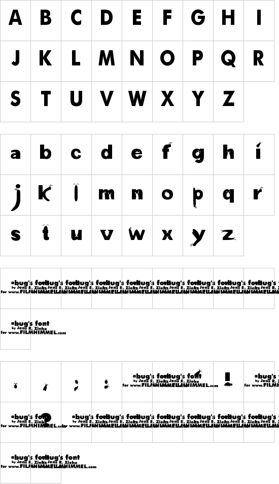 character map