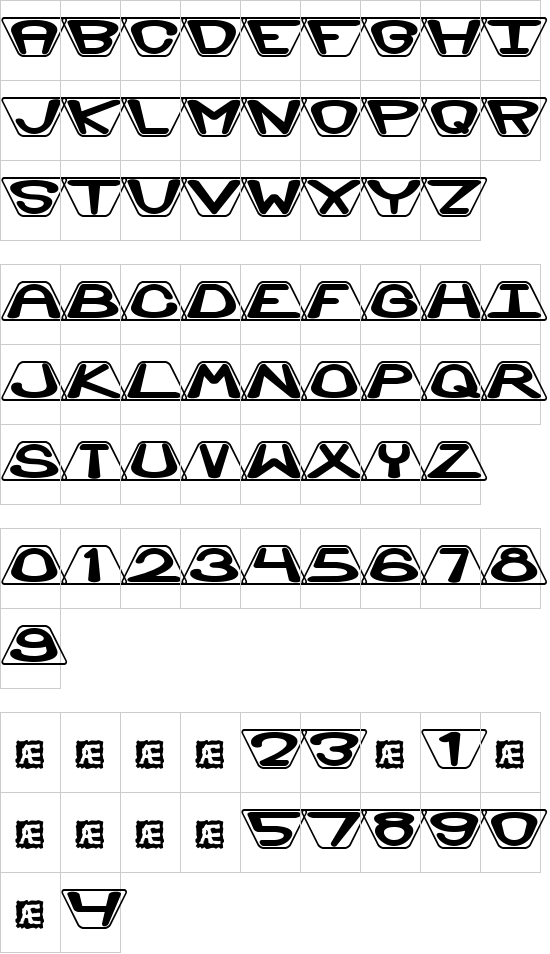 character map