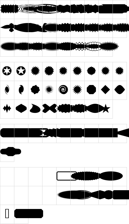 character map