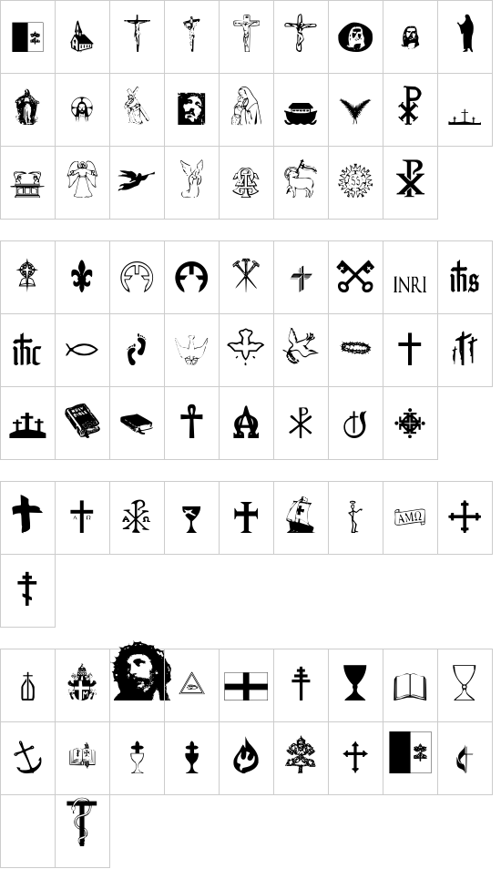 character map