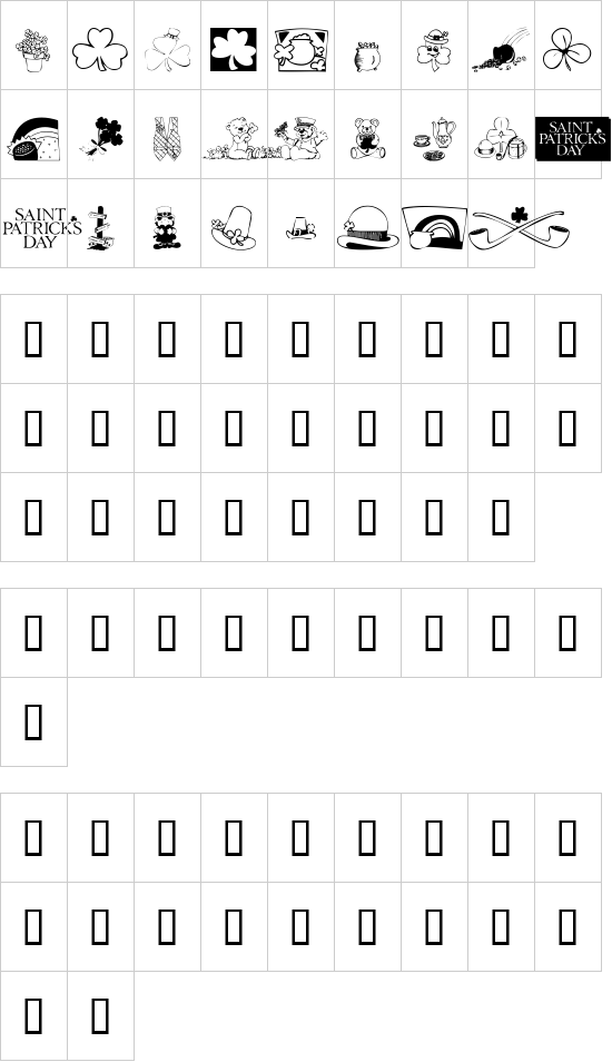 character map