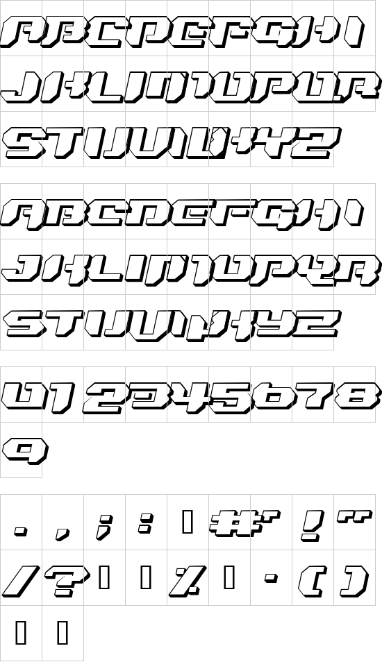 character map