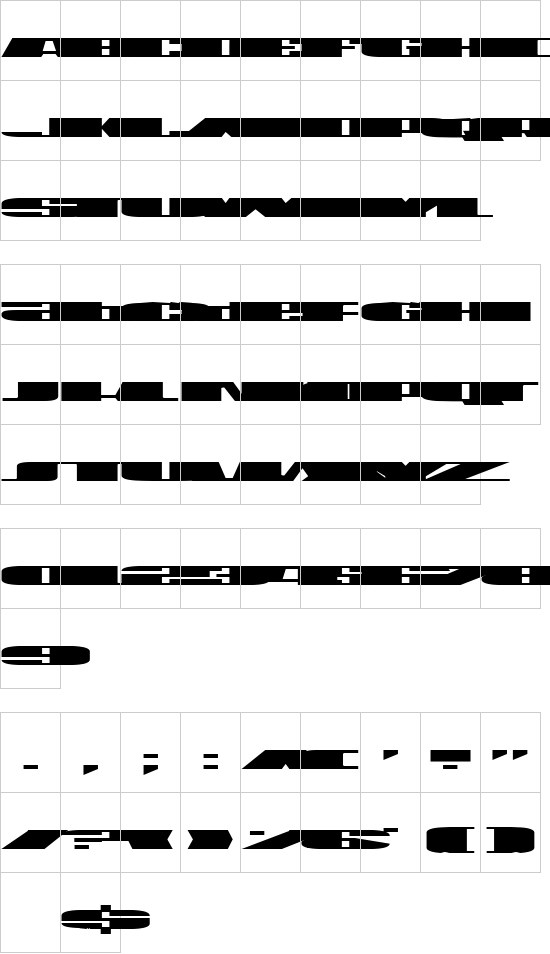 character map