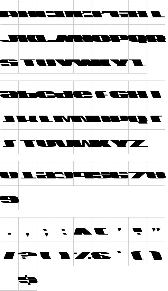 character map