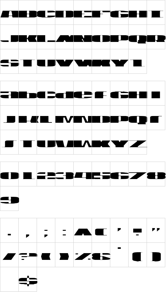 character map