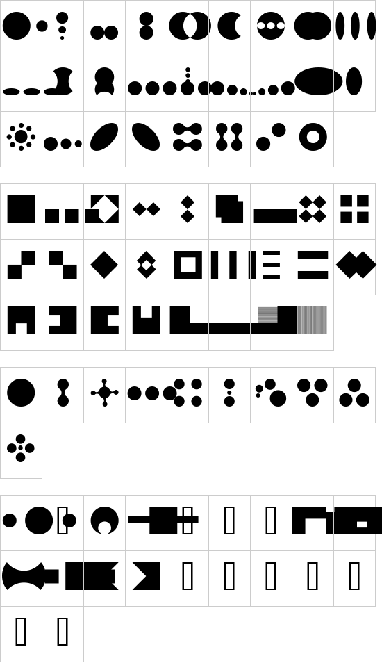 character map