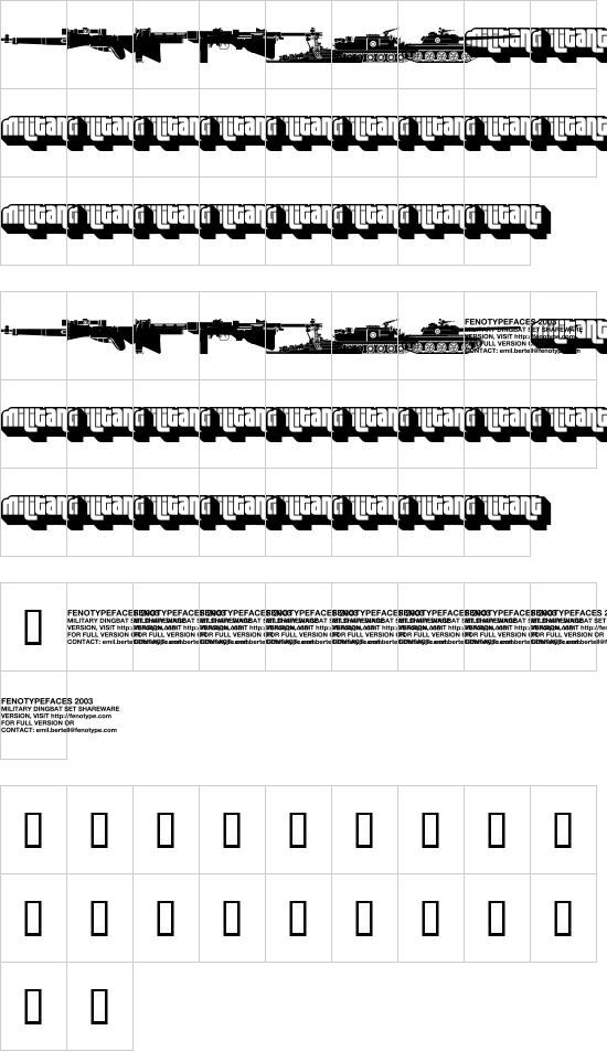 character map