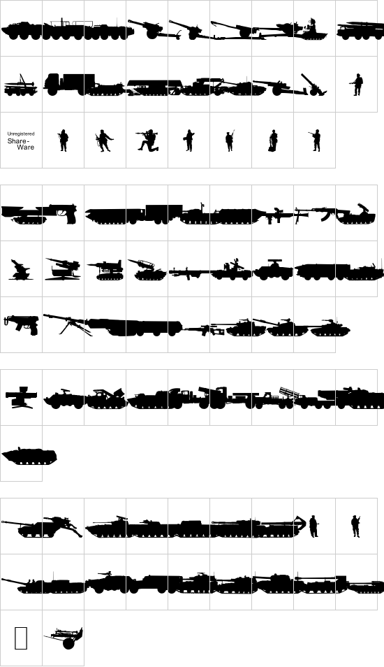 character map