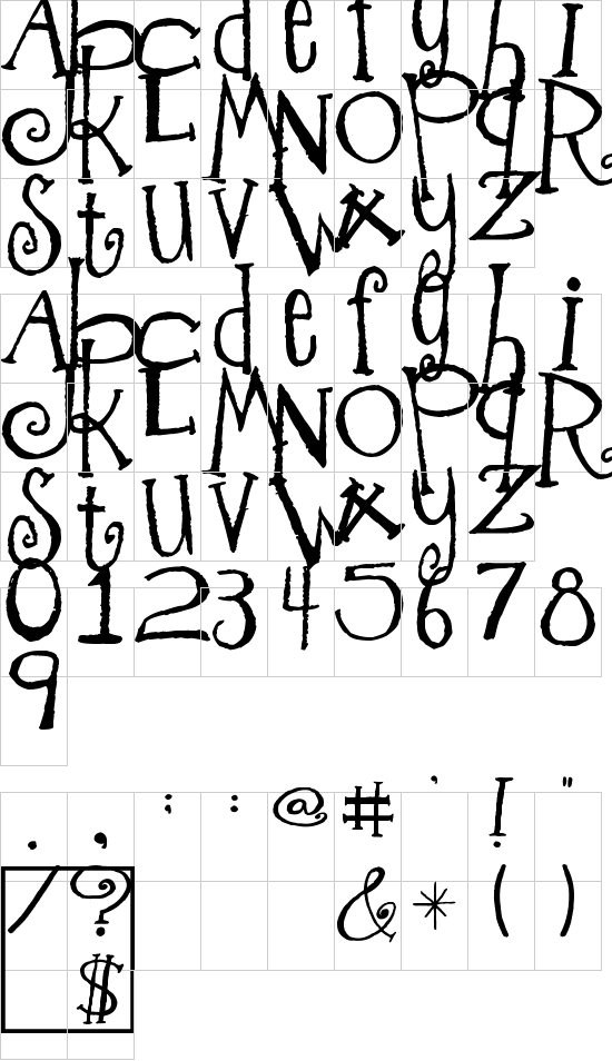 character map